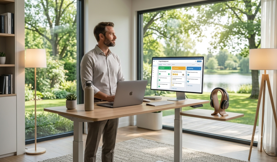 how to stay productive working from home